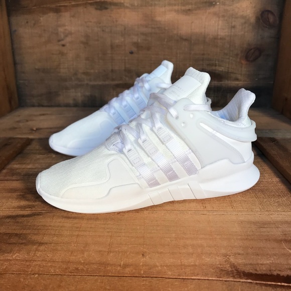 NEW Adidas EQT Support Triple White - Picture 3 of 6